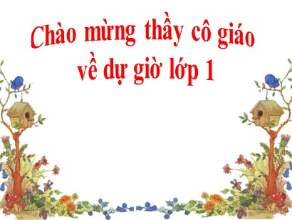 Bài giảng Hoạt động trải nghiệm 1 (Cánh diều) - Chủ đề 5: Mùa xuân của em - Tuần 19