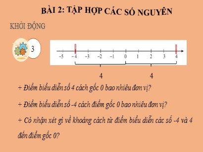 Bài giảng môn Toán Lớp 6 (Cánh diều) - Chương 2: Số nguyên - Bài 2: Tập hợp các số nguyên (Tiết 2)