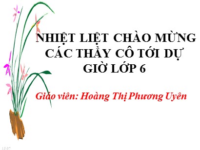 Bài giảng môn Toán Lớp 6 (Cánh diều) - Chương 3: Hình học trực quan - Bài 1: Tam giác đều. Hình vuông lục giác đều