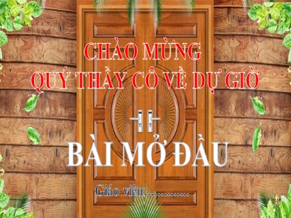 Bài giảng Địa lí 6 (Cánh diều) - Bài mở đầu