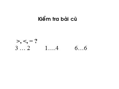 Bài giảng Toán học 1 (Cánh diều) - Tuần 4 - Bài: Luyện tập