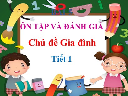 Bài giảng Tự nhiên và Xã hội 2 (Cánh diều) - Tuần 5, Bài: Ôn tập và đánh giá: Chủ đề Gia đình (Tiết 1)