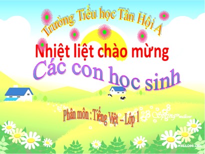 Bài giảng Tiếng Việt 1 (Cánh diều) - Tuần 8 - Bài 45: Ôn tập