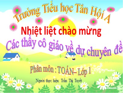 Bài giảng Toán học 1 (Cánh diều) - Bài: Phép trừ trong phạm vi 6 - Trần Thị Tuyết