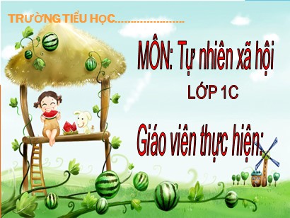 Bài giảng Tự nhiên và Xã hội 1 (Cánh diều) - Chủ đề 2 - Bài: Ôn tập và đánh giá chủ đề Trường học (Tiết 2)