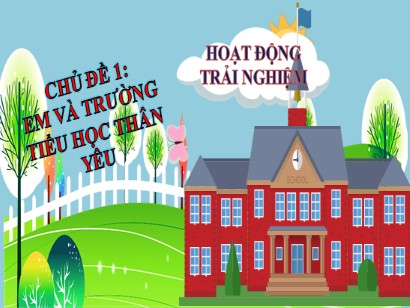 Bài giảng Hoạt động trải nghiệm 3 (Cánh diều) - Chủ đề 1: Em và trường tiểu học thân yêu