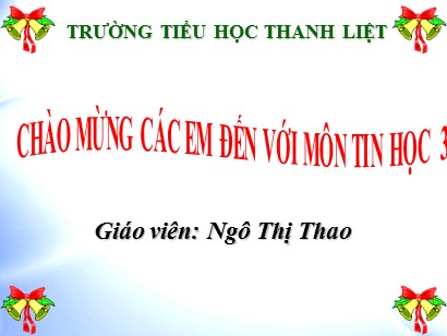 Bài giảng Tin học 3 (Cánh diều) - Bài 2: Sơ đồ hình cây chuẩn - Ngô Thị Thao