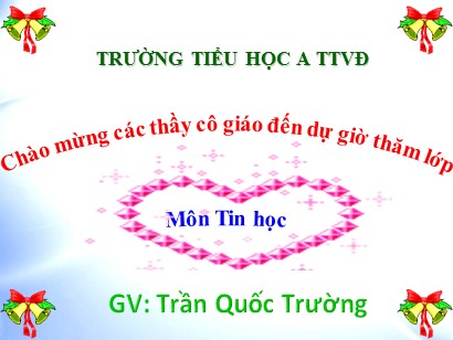 Bài giảng Tin học 3 (Cánh diều) - Bài 3: Em tập theo tác với thư mục - Trần Quốc Trường