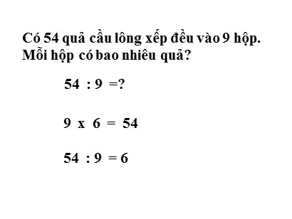 Bài giảng Toán 3 (Cánh diều) - Bài: Bảng chia 9