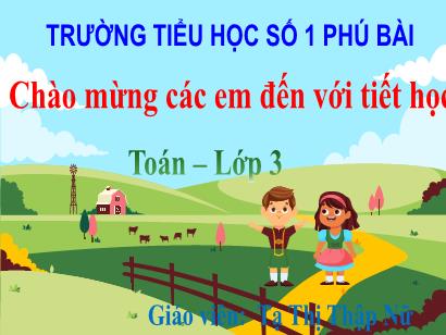 Bài giảng Toán 3 (Cánh diều) - Bài: Mi-li-mét