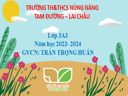 Bài giảng Toán 3 (Kết nối tri thức với cuộc sống) - Tuần 10, Bài 24: Gấp một số lên một số lần (Tiết 1) - Năm học 2023-2024 - Trần Trọng Huấn