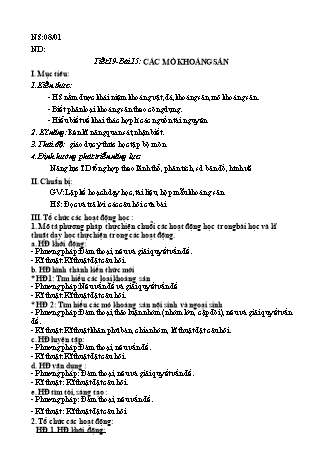 Giáo án Địa lí Lớp 6 - Học kì 2