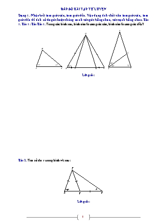Giáo án ôn tập Hình học 7 (Kết nối tri thức với cuộc sống) - Chuyên đề: Tam giác cân. Đường trung trực của đoạn thẳng